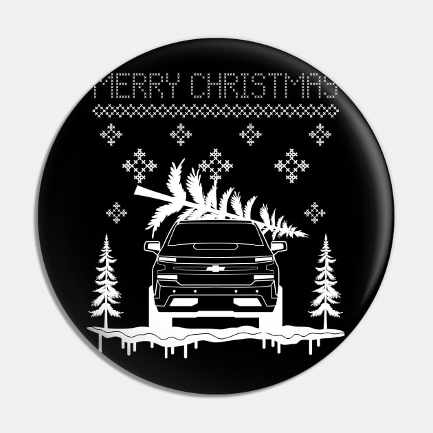 Silverado Christmas Pin by HSDESIGNS