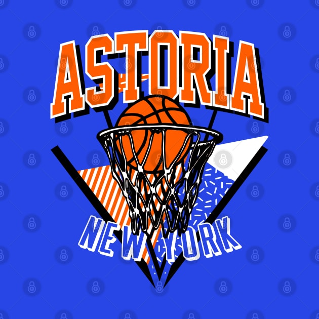 New York Basketball Astoria Throwback by funandgames