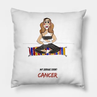 Watercolor Zodiac Signs - Cancer Pillow