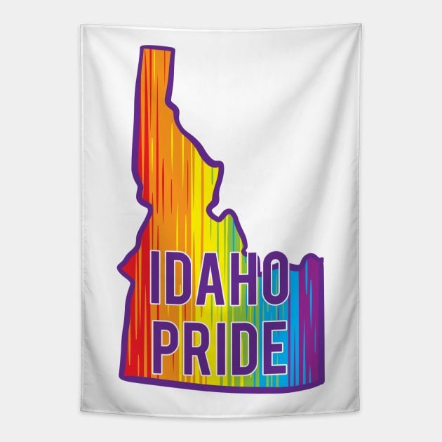 Idaho Pride Tapestry by Manfish Inc.