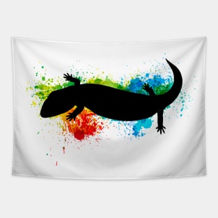 skink color splash Tapestry