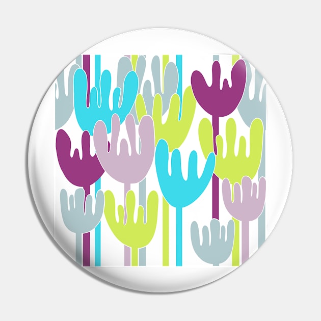 Modern abstract tulip flowers Pin by FrancesPoff