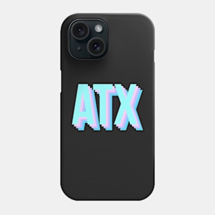 ATX in blue Phone Case