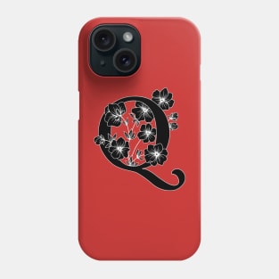 Beautiful letter Q Phone Case