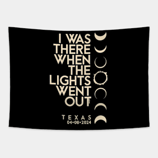 I Was There In Texas Total Solar Eclipse 2024 Tapestry