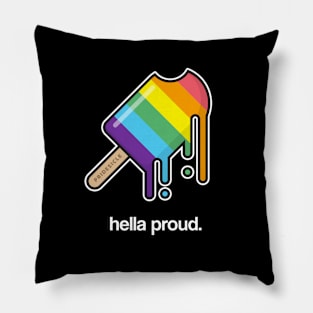 Pridesicle the Hella Proud LGBTQ Popsicle Pillow