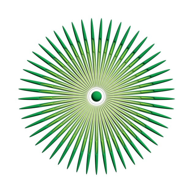 concentric green by desingmari