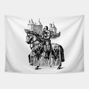 Knight on a horse Tapestry