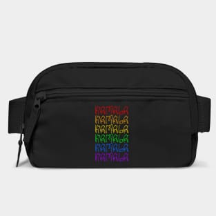 KAMALA in cute cat letters font, rainbow colors Bag