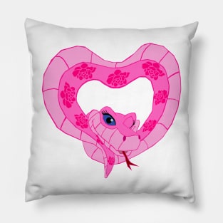 Pink Kaa Heart Pillow