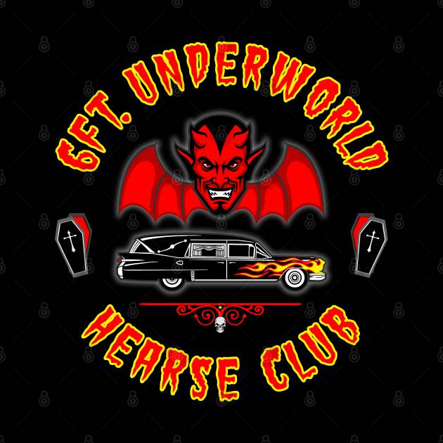 6FT. UNDERWORLD - HEARSE CLUB by GardenOfNightmares