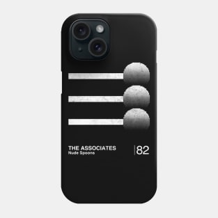 The Associates / Minimalist Graphic Design Fan Artwork Phone Case