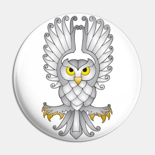 Snow Owl Pin