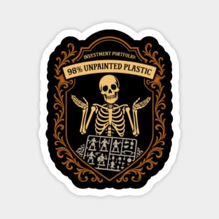 My Investment Portfolio 98 Percent Plastic Funny Miniature Painter Magnet