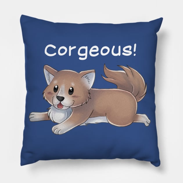 Corgeous! Pillow by Yunuyei's Store