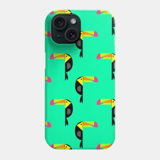 Geometric Toucan Phone Case