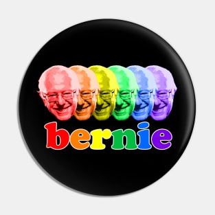 Bernie Sanders (rainbow design) Pin