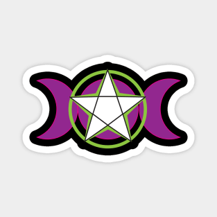 Moon Goodess Pentagram Magnet