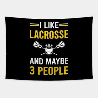 3 People Lacrosse Tapestry