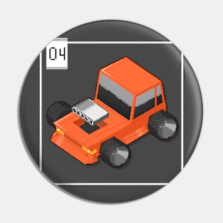 04 - Pixel Cars - Little Orange Pin