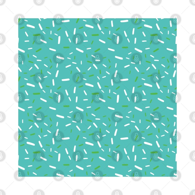 Mint Confetti Pattern by so_celia