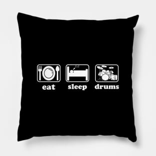 Eat Sleep Drums Funny drummer Pillow