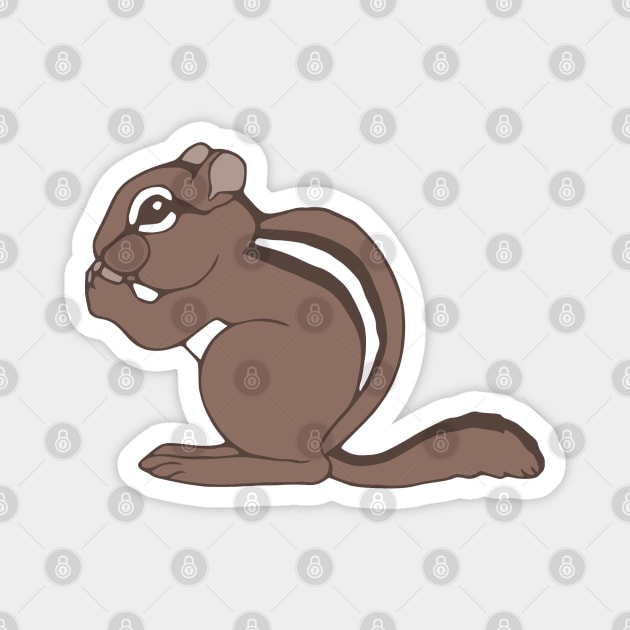 Chipmunk Magnet by KayBee Gift Shop