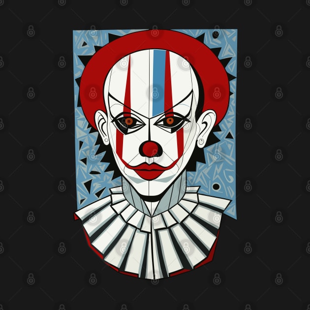 Portrait of Clown 4 by Ikibrai