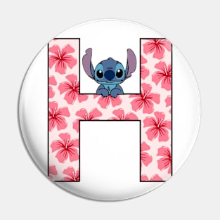 Stitch letter Pin