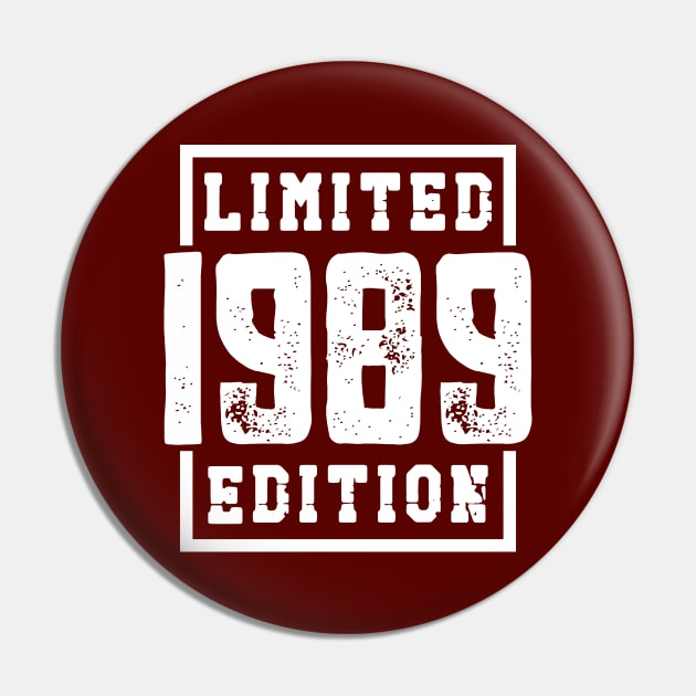 1989 Limited Edition Pin by colorsplash