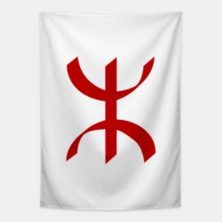 Red TIFINAGH - Berber Tifinagh - Amazigh Tifinagh Tapestry