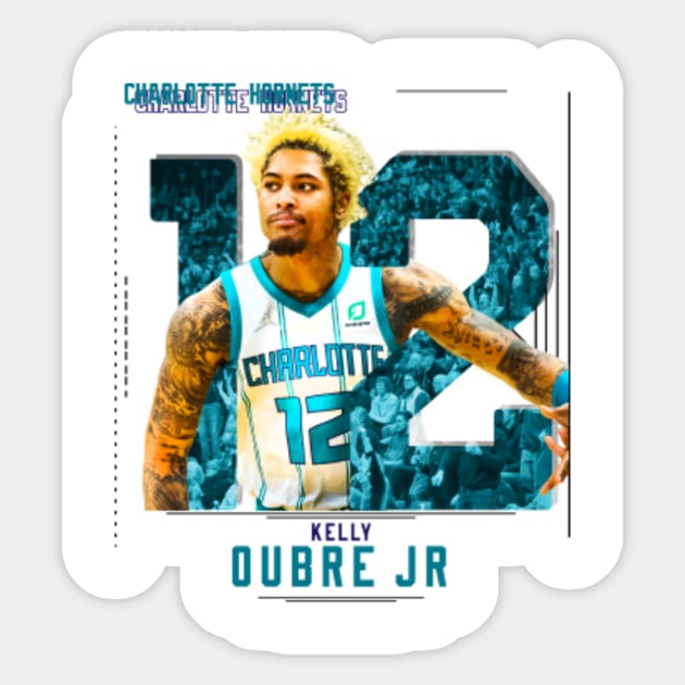 Rinkha Kelly Oubre Jr Basketball Edit Hornets Baseball Tee