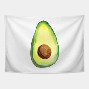 Watercolor Avocado Texture Tapestry