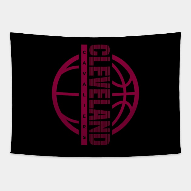 Cleveland Cavaliers 7 Tapestry by HooPet