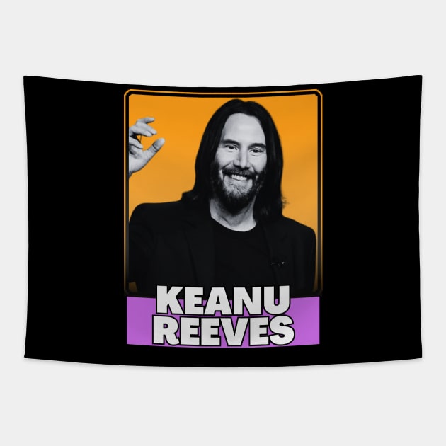 Keanu reeves (retro) Tapestry by GorilaFunk