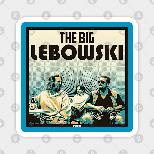 The Big Lebowski retro poster. Birthday party gifts. Officially licensed merch. Magnet by SerenityByAlex