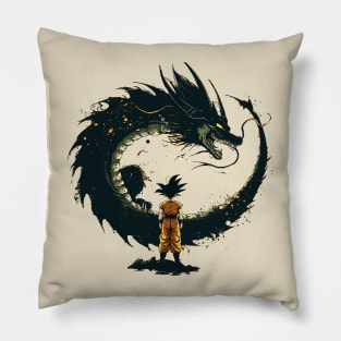 shenron and goku Pillow