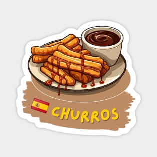 Churros | Spanish dishes Magnet