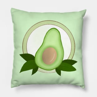 Avocado circle Pillow