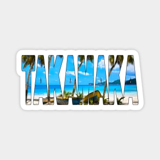 TAKAMAKA - Anse Takamaka Beach Seychelles Magnet