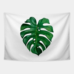 monstera leaf Tapestry