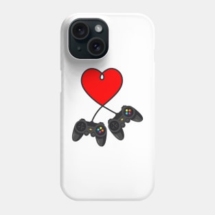 Video Gamer Heart Controller Valentine's Day Phone Case