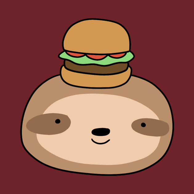 Hamburger Sloth Face by saradaboru