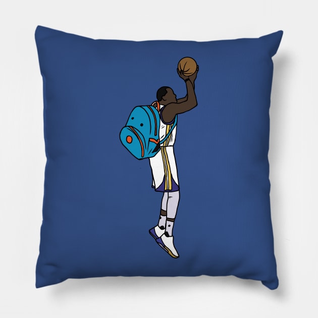 Draymond Green Backpack Jumpshot Pillow by rattraptees