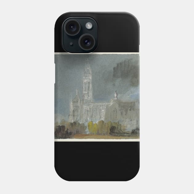 Antwerp Cathedral from the Place Verte, 1839 Phone Case by Art_Attack