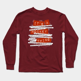 A Few Good Kids Ice Hockey Long Sleeved T-Shirt - Red