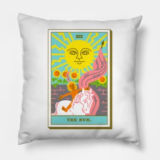 XIX - The Sun - Tarot Card Pillow