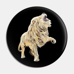 The Lion Roars Pin