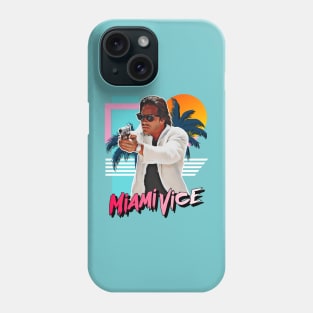 Retro Miami Vice 80s Sonny Crockett Tribute Phone Case