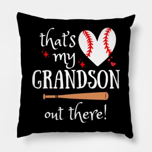 Baseball Grandma: That's My Grandson Sport Lover Pillow